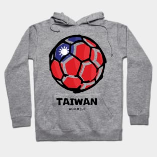 Football Country Flag Taiwan Republic of China Hoodie